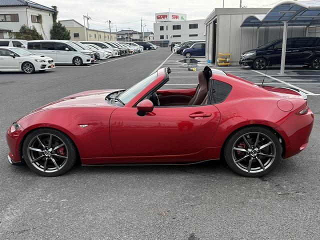 ロードスターＲＦ ＶＳ　６ＭＴ　茶革シート　純正ナビ　フルセグ　バックカメラ　シートヒーター　ブラインドスポットモニター　ＥＴＣ　横滑り防止　アイドリングストップ　運転支援　電動格納メタルトップ　ＬＥＤヘッドライト（28枚目）