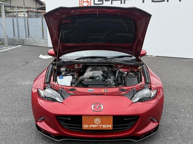 ロードスターＲＦ ＶＳ　６ＭＴ　茶革シート　純正ナビ　フルセグ　バックカメラ　シートヒーター　ブラインドスポットモニター　ＥＴＣ　横滑り防止　アイドリングストップ　運転支援　電動格納メタルトップ　ＬＥＤヘッドライト（51枚目）