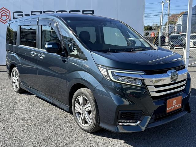 ステップワゴンスパーダ ｅ：ＨＥＶスパーダ　Ｇ・ＥＸ　ホンダセンシング　後期型　禁煙車　１オーナー　ＡＬＰＩＮＥフリップダウンモニター　ホンダセンシング　９インチナビ　フルセグ　バックカメラ　衝突軽減ブレーキ　アダプティブクルーズコントロール　両側電動スライドドア　ＥＴＣ（21枚目）
