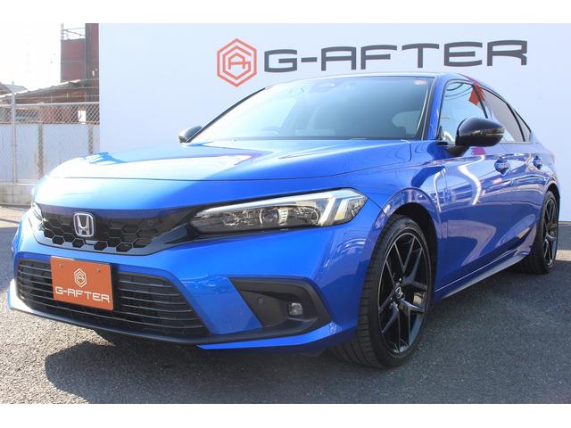 シビック e:HEV 禁煙車 メーカー9インチナビ フルセグ バックカメラ BOSEサウンド ブラインドスポットモニター ビルトインETC2.0 ハーフレザーシート パワーシート シートヒーター 障害物センサー(57枚目)