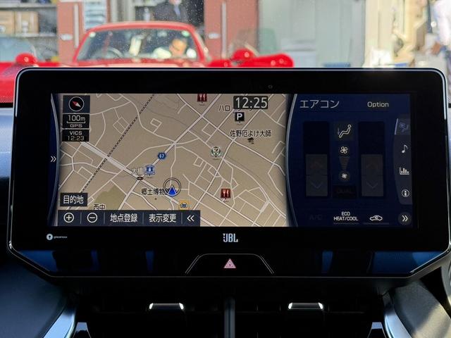 ハリアーハイブリッド Z 禁煙車 メーカー12.3インチナビ JBLプレミアムサウンド フルセグ バックカメラ 衝突軽減ブレーキ 電動リアゲート パワーシート リアクロストラフィックアラート ビルドインETC2.0 BSM(3枚目)