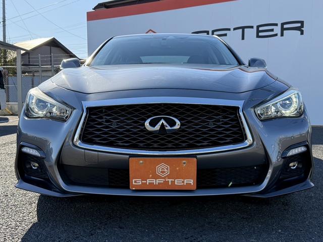 スカイライン 350GT ハイブリッド タイプSP 禁煙車 ワンオーナー メーカー8インチナビ アラウンドビューカメラ 黒革シート フルセグ 衝突軽減ブレーキ シートヒーター パワーシート ビルドインETC アダプティブクルーズコントロール 後側方支援(8枚目)