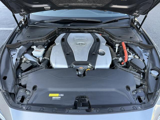 スカイライン 350GT ハイブリッド タイプSP 禁煙車 ワンオーナー メーカー8インチナビ アラウンドビューカメラ 黒革シート フルセグ 衝突軽減ブレーキ シートヒーター パワーシート ビルドインETC アダプティブクルーズコントロール 後側方支援(20枚目)