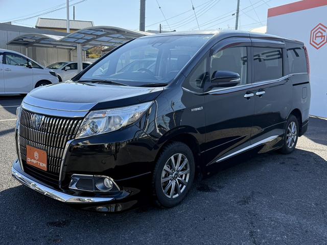 エスクァイア ハイブリッドXi 禁煙車 メーカー12インチ後席モニター メーカー10インチナビ フルセグ バックカメラ モデリスタフロントエアロ 衝突軽減ブレーキ ビルトインETC クルーズコントロール レーンキープ シートヒーター(10枚目)