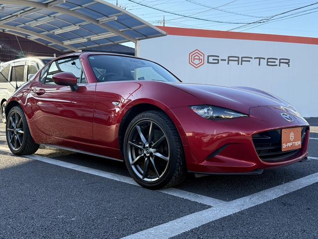 ロードスターRF VS 禁煙車 6速MT メーカーナビ 茶革シート BOSEヘッドレストスピーカー バックカメラ フルセグ シートヒーター ETC ブラインドスポットモニター レーンキープ 純正17インチアルミホイール(9枚目)