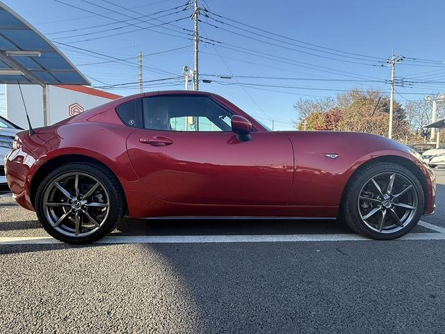 ロードスターRF VS 禁煙車 6速MT メーカーナビ 茶革シート BOSEヘッドレストスピーカー バックカメラ フルセグ シートヒーター ETC ブラインドスポットモニター レーンキープ 純正17インチアルミホイール(10枚目)