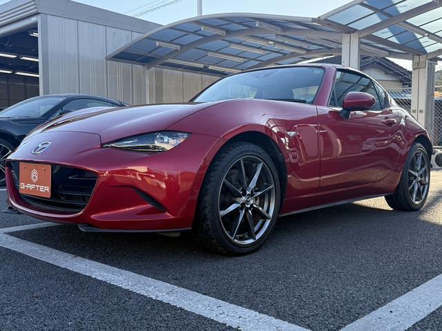 ロードスターRF VS 禁煙車 6速MT メーカーナビ 茶革シート BOSEヘッドレストスピーカー バックカメラ フルセグ シートヒーター ETC ブラインドスポットモニター レーンキープ 純正17インチアルミホイール(16枚目)