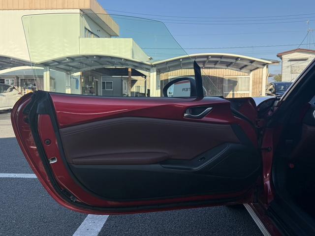 ロードスターRF VS 禁煙車 6速MT メーカーナビ 茶革シート BOSEヘッドレストスピーカー バックカメラ フルセグ シートヒーター ETC ブラインドスポットモニター レーンキープ 純正17インチアルミホイール(25枚目)