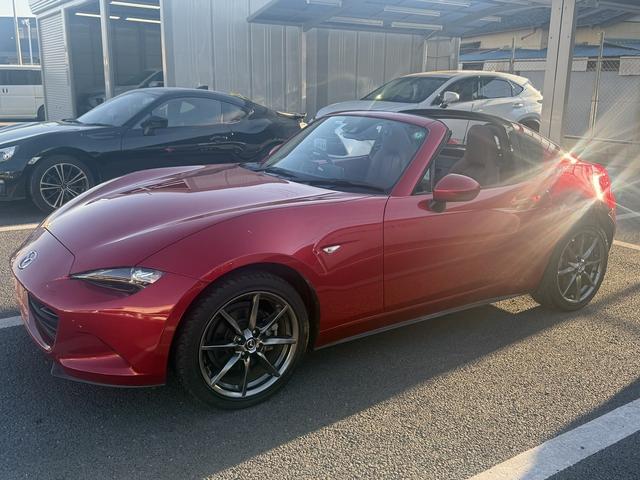 ロードスターRF VS 禁煙車 6速MT メーカーナビ 茶革シート BOSEヘッドレストスピーカー バックカメラ フルセグ シートヒーター ETC ブラインドスポットモニター レーンキープ 純正17インチアルミホイール(64枚目)