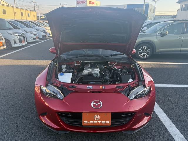 ロードスターRF VS 禁煙車 6速MT メーカーナビ 茶革シート BOSEヘッドレストスピーカー バックカメラ フルセグ シートヒーター ETC ブラインドスポットモニター レーンキープ 純正17インチアルミホイール(79枚目)