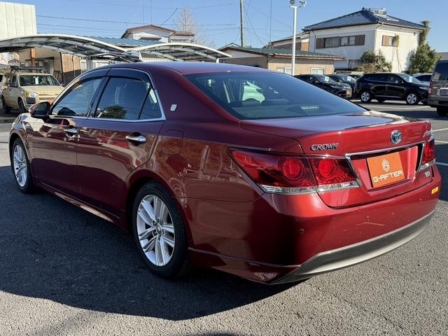 クラウンハイブリッド アスリートS 禁煙車 純正8インチナビ フルセグ バックカメラ シートヒーター ステアリングヒーター クリアランスソナー クルーズコントロール パワーシート 純正17インチアルミホイール DVD視聴可 スマートキー(23枚目)