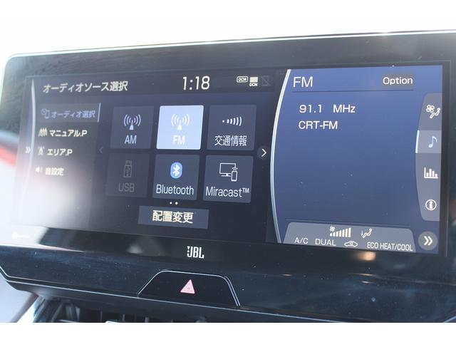 ハリアーハイブリッド Ｚ　禁煙車　モデリスタフルエアロ　ＪＢＬサウンド　純正１２．３型ナビ　オプション１００Ｖ電源　セーフティセンス　フルセグＴＶ　ブラインドスポットモニター　ハンズフリーパワーバックドア　ビルドインＥＴＣ（6枚目）