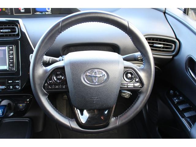 プリウス S 後期型 禁煙車 パノラマビューモニター セーフティセンス 純正ナビ インテリジェントクリアランスソナー ビルドインETC AC100V電源 純正15インチアルミホイール LEDヘッドライト(18枚目)