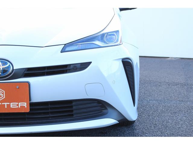 プリウス S 後期型 禁煙車 パノラマビューモニター セーフティセンス 純正ナビ インテリジェントクリアランスソナー ビルドインETC AC100V電源 純正15インチアルミホイール LEDヘッドライト(25枚目)