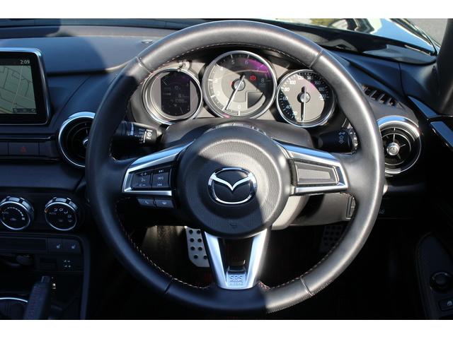 ロードスター ＲＳ　禁煙車　６速ＭＴ　ＭＡＺＤＡＳＰＥＤＥフルエアロ　柿本マフラー　純正ナビ　ＲＥＣＡＲＯシート　ＢＯＳＥ　シートヒーター　ＥＴＣ　フルセグ　Ｂｌｕｅｔｏｏｔｈ　純正１６インチアルミホイール　レーンキープ（47枚目）
