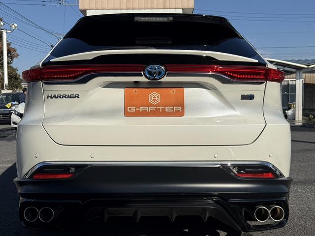 ハリアーハイブリッド Ｇ　ＧＲフルエアロ　ＯＰブラインドスポットミニター　純正８インチナビ　フルセグ　バックカメラ　衝突軽減ブレーキ　デジタルインナーミラー　パワーシート　パワーバックドア　コーナーセンサー　Ｂｌｕｅｔｏｏｔｈ（10枚目）