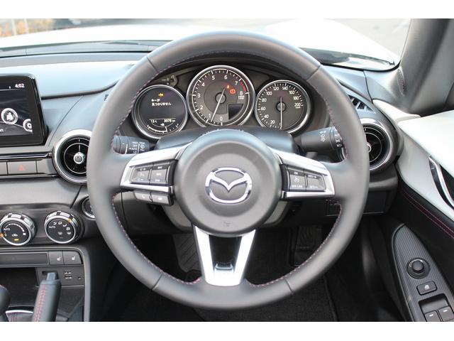 ロードスター Sスペシャルパッケージ 禁煙車 ワンオーナー 6速MT 衝突軽減ブレーキ フルセグ バックカメラ アダプティブクルーズコントロール レーンキープ シートヒーター クリアランスソナー 純正16インチアルミホイール LEDヘッド(18枚目)