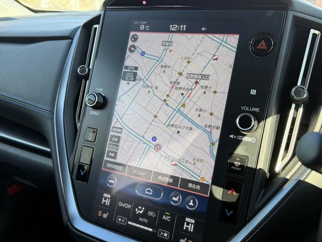 レヴォーグ GT-H EX 禁煙車 純正11.6型ナビ フルセグ フロントサイドリアカメラ メモリー&ヒーター付きパワーシート 衝突軽減ブレーキ ブラインドスポットモニター 運転支援システム パワーテールゲート ステアリング連動(2枚目)