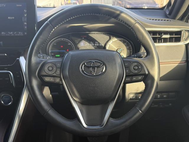 ハリアーハイブリッド Z レザーパッケージ 禁煙車 純正12.3インチナビ JBLサウンド 電動リアゲート アラウンドビューカメラ フルセグ シートエアコン ビルドインETC2.0 黒革シート パワーシート ステアリングヒーター 純正19AW(19枚目)