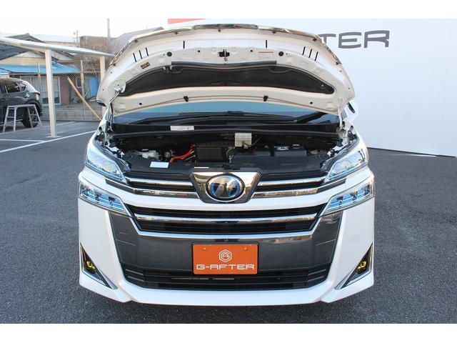 ヴェルファイアハイブリッド Ｘ　後期型　７人乗り　禁煙車　ＡＬＰＩＮＥナビ　後席モニター　フルセグＴＶ　バックカメラ　両側電動スライドドア　追従機能付きクルーズコントロール　プリクラッシュセーフティ　レーン路レーシングアシスト（76枚目）