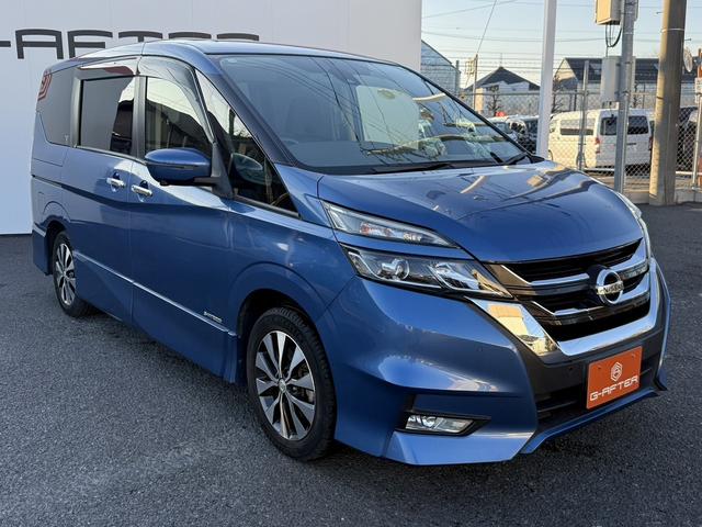 セレナ ハイウェイスター　ＶセレクションＩＩ　禁煙車　純正後席モニター　純正９インチナビ　フルセグ　アラウンドビューカメラ　プロパイロット　パーキングアシスト　衝突軽減ブレーキ　レーンキープ　デジタルインナーミラー　障害物センサー　純正１６ＡＷ（22枚目）