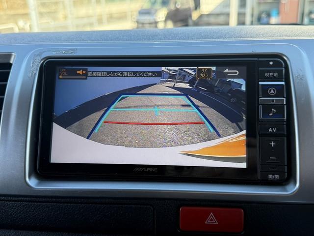 ハイエースバン ロングスーパーＧＬ　禁煙車　ナビ　フルセグ　バックカメラ　衝突軽減ブレーキ　運転支援システム　純正１５インチアルミ　パーキングサポートブレーキ　オートハイビーム　　ＵＳＢ入力端子　ＬＥＤヘッドライト　ビルトインＥＴＣ（4枚目）