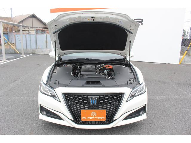 クラウンハイブリッド Ｓ　エレガンススタイル　純正８型ナビ　バックカメラ　フルセグ　アダプティブクルーズコントロール　衝突軽減ブレーキ　運転支援システム　パワーシート　シートヒーター　純正ビルトインＥＴＣ２．０　純正１８インチアルミホイール（73枚目）