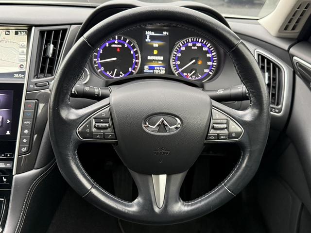 スカイライン ２００ＧＴ－ｔタイプＰ　禁煙車　純正８インチナビ　フルセグ　アラウンドビューカメラ　黒革シート　メモリ付きパワーシート　衝突軽減ブレーキ　運転支援システム　アダプティブクルーズコントロール　パーキングサポート　シートヒーター（19枚目）