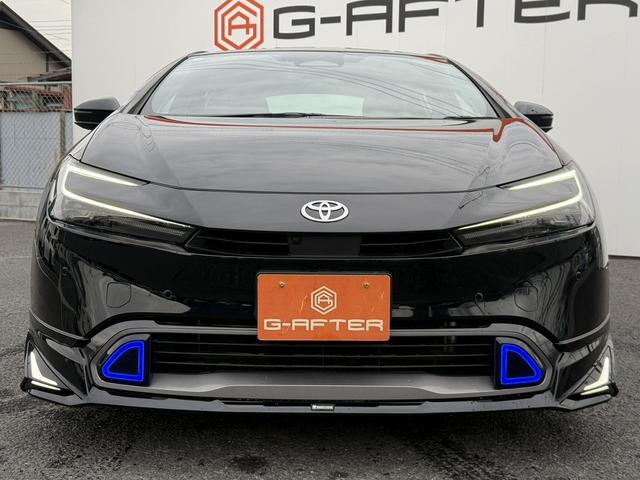 プリウス Ｚ　禁煙車　パノラマルーフ　デジタルインナーミラー　モデリスタエアロ　黒革シート　ＡＣ１００Ｖ電源　純正１２．３型ディスプレイオーディオ　地デジ　パノラミックビューカメラ　衝突軽減　レーダークルーズ（8枚目）