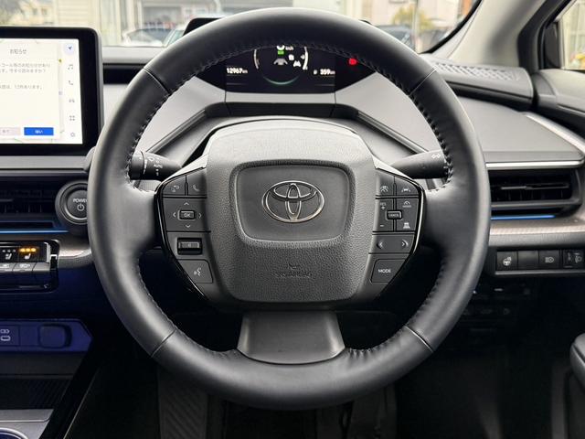 プリウス Ｚ　禁煙車　パノラマルーフ　デジタルインナーミラー　モデリスタエアロ　黒革シート　ＡＣ１００Ｖ電源　純正１２．３型ディスプレイオーディオ　地デジ　パノラミックビューカメラ　衝突軽減　レーダークルーズ（19枚目）