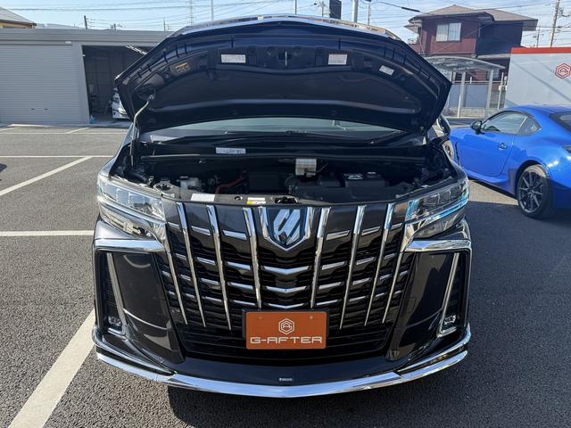 アルファードハイブリッド ＳＲ　禁煙車　後期型　ツインサンルーフ　純正１０型ナビ　フリップダウンモニター　フルモデリスタ　シートエアコン　衝突軽減　運転支援　デジタルインナーミラー　ブラインドスポット　両側電動スライド　３眼ＬＥＤ（78枚目）