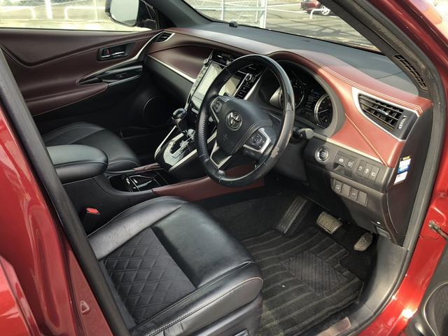 ハリアー プログレス 禁煙車 後期型 JBLサウンド メーカーOP9型JBLナビ フルセグ 360度カメラ ステアリングサポート 衝突軽減ブレーキ レーダークルーズ パワーシート パワーバックドア コーナリングランプ(31枚目)