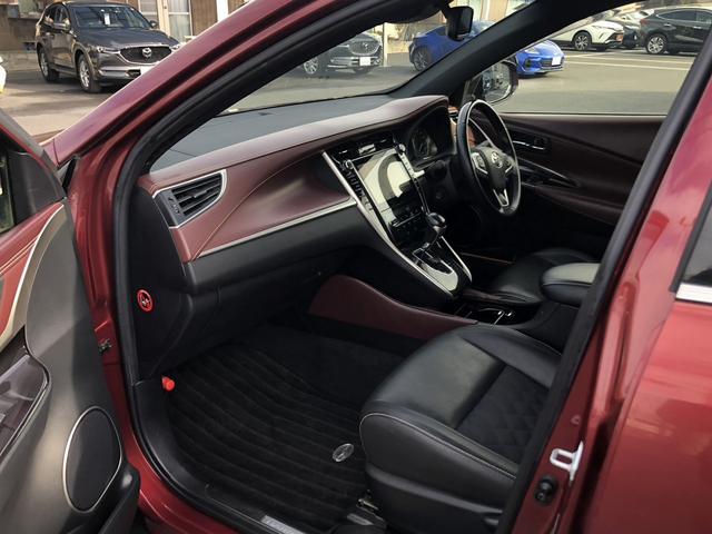 ハリアー プログレス 禁煙車 後期型 JBLサウンド メーカーOP9型JBLナビ フルセグ 360度カメラ ステアリングサポート 衝突軽減ブレーキ レーダークルーズ パワーシート パワーバックドア コーナリングランプ(38枚目)