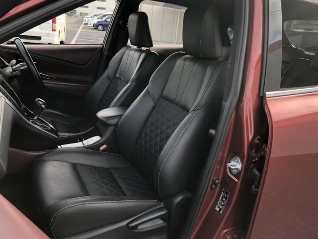 ハリアー プログレス 禁煙車 後期型 JBLサウンド メーカーOP9型JBLナビ フルセグ 360度カメラ ステアリングサポート 衝突軽減ブレーキ レーダークルーズ パワーシート パワーバックドア コーナリングランプ(46枚目)