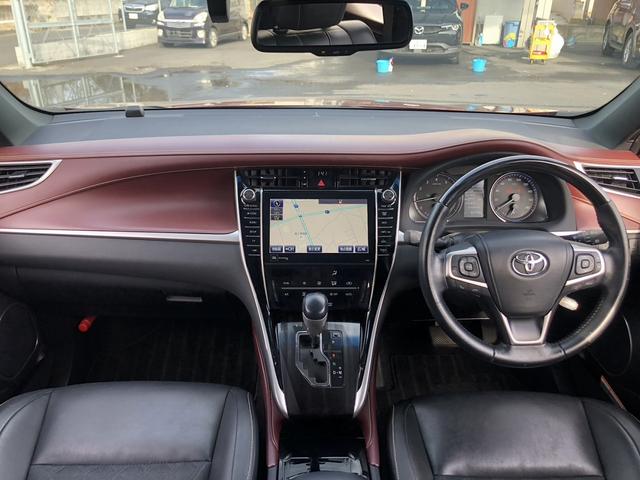 ハリアー プログレス 禁煙車 後期型 JBLサウンド メーカーOP9型JBLナビ フルセグ 360度カメラ ステアリングサポート 衝突軽減ブレーキ レーダークルーズ パワーシート パワーバックドア コーナリングランプ(47枚目)