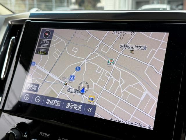 アルファード ２．５Ｘ　禁煙車　純正９型ナビ　セーフティセンス　インテリジェントクリアランスソナー　純正１６インチアルミホイール　バックカメラ　ビルドインＥＴＣ　ＬＥＤヘッド・フォグ　Ｂｌｕｅｔｏｏｔｈ接続（3枚目）