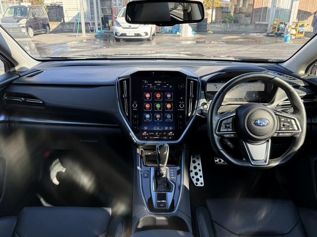 レヴォーグ ＧＴ－Ｈ　ＥＸ　禁煙車　黒革シート　純正１１．６インチナビ　フルセグ　フロント・サイド・バックカメラ　衝突軽減ブレーキ　シートヒーター　電動リアゲート　アダプティブクルーズコントロール　ビルドインＥＴＣ２．０（18枚目）