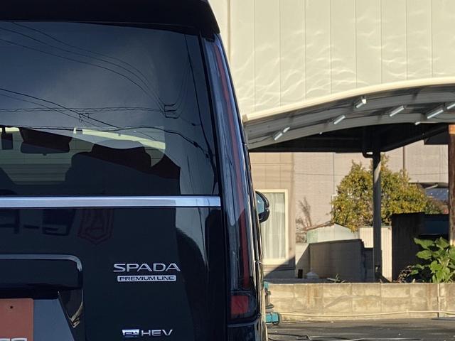 ステップワゴン ｅ：ＨＥＶスパーダ　プレミアムライン　禁煙車　７人乗り　純正１１．４インチナビ　ホンダセンシング　パワーバックドア　両側電動スライドドア　前席・２列目シートヒーター　マルチビューカメラ　１７インチ１０本スポークアルミホイール（13枚目）