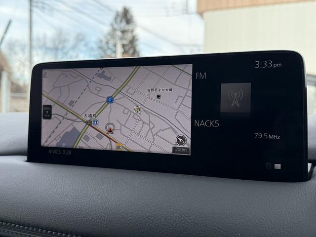 ＣＸ－８ ＸＤ　エクスクルーシブモード　サンルーフ　ＢＯＳＥ　茶革シート　純正１０．２５インチナビ　フルセグ　アラウンドビューモニター　パワーバックドア　快適温冷シート　アダプティブクルーズコントロール　衝突軽減ブレーキ　パドルシフト（5枚目）