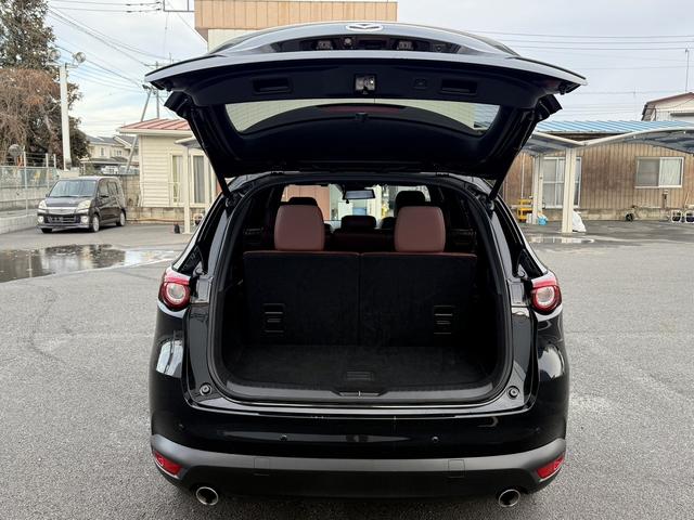 ＣＸ－８ ＸＤ　エクスクルーシブモード　サンルーフ　ＢＯＳＥ　茶革シート　純正１０．２５インチナビ　フルセグ　アラウンドビューモニター　パワーバックドア　快適温冷シート　アダプティブクルーズコントロール　衝突軽減ブレーキ　パドルシフト（36枚目）