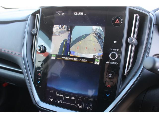 レヴォーグ ＳＴＩスポーツ　ＥＸ　禁煙車　純正１１．６インチナビ　フロントサイドバックカメラ　アイサイトＸ　１２．３インチフル液晶メーター　レーダークルーズ　フルセグ　自動後退機能付パワーシート　赤革シート　シートヒーター　ＥＴＣ（4枚目）