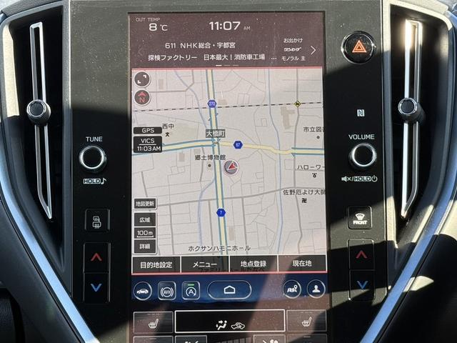 レヴォーグ ＧＴ－Ｈ　ＥＸ　禁煙車　純正１１．６インチナビ　フルセグ　フロント・サイド・バックカメラ　アイサイトＸ　パワーシート　シートヒーター　アダプティブクルーズコントロール　電動リアゲート　シートヒーター　ＥＴＣ　ＬＥＤ（3枚目）