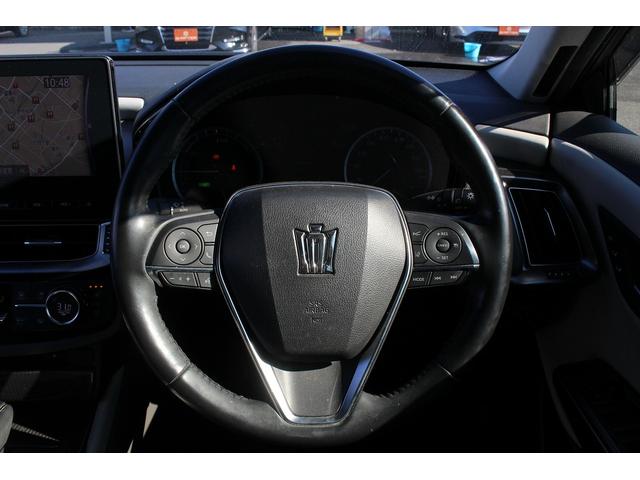 クラウンハイブリッド Ｇ　禁煙車　白革シート　純正１２．３インチナビ　フルセグ　衝突軽減ブレーキ　アラウンドビューモニター　デジタルインナーミラー　３眼ＬＥＤヘッド　ビルドインＥＴＣ２．０　シートエアコン　シートヒーター（20枚目）