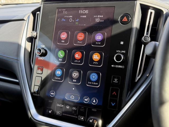レヴォーグ GT-H EX 禁煙車 純正11.6インチナビ アイサイトX ハンズフリーパワーバックドア フロントサイドバックカメラ フルセグ アダクティブクルーズコントロール 前後シートヒーター 自動後退機能付パワーシート(3枚目)