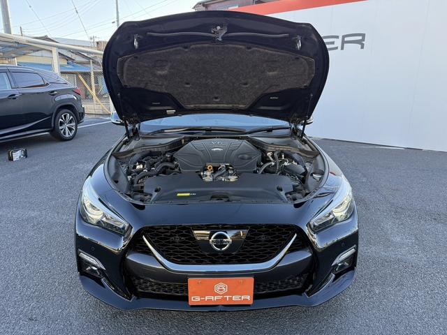 スカイライン ４００Ｒ　禁煙車　純正８インチナビ　アラウンドビューカメラ　フルセグ　ＢＯＳＥサウンド　衝突軽減ブレーキ　黒革シート　シートヒーター　パワーシート　ブラインドスポットモニター　レーンキープ　Ｂｌｕｅｔｏｏｔｈ（78枚目）