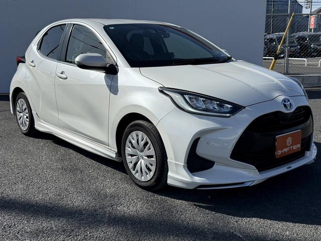 ヤリス ハイブリッドＺ　禁煙車　モデリスタエアロ　純正８インチディスプレイ　バックカメラ　フルセグ　衝突軽減ブレーキ　運転支援システム　オートマチックハイビーム　純正ビルトインＥＴＣ２．０　レーダークルーズ　シートヒーター（21枚目）