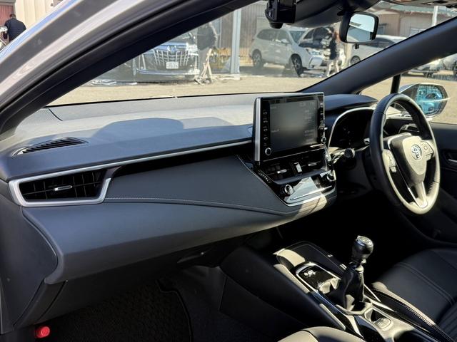 カローラスポーツ G R3登録 禁煙車 1オーナー 6MT 純正9型ディスプレイオーディオ フルセグ バックカメラ ハーフレザー 衝突軽減ブレーキ アダプティブクルーズコントロール レーンキープ ビルドインETC2.0(45枚目)