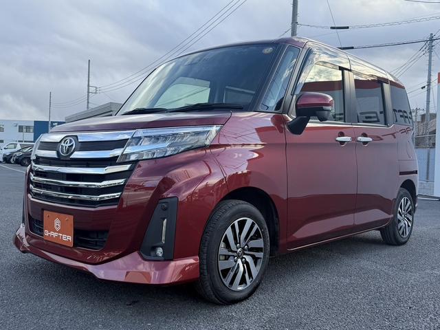 ルーミー カスタムＧ　禁煙車　純正９インチディスプレイ　アラウンドビューモニター　フルセグ　両側電動スライドドア　衝突軽減ブレーキ　ＥＴＣ　アイドリングストップ　クリアランスソナー　純正１４インチアルミホイール　ＬＥＤ（24枚目）