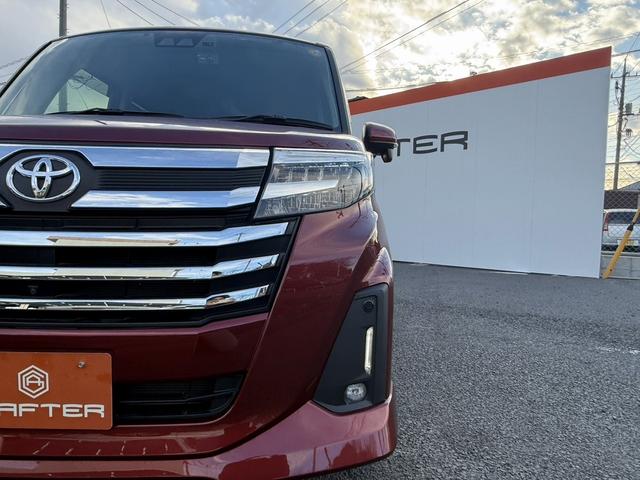 ルーミー カスタムＧ　禁煙車　純正９インチディスプレイ　アラウンドビューモニター　フルセグ　両側電動スライドドア　衝突軽減ブレーキ　ＥＴＣ　アイドリングストップ　クリアランスソナー　純正１４インチアルミホイール　ＬＥＤ（25枚目）