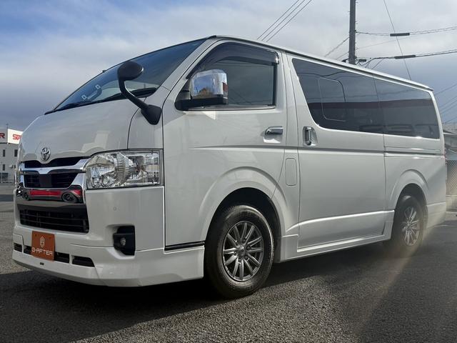 ハイエースバン 　スーパーＧＬ　禁煙車　ワンオーナー　モデリスタエアロ　純正ナビ　３６０度カメラ　コーナーセンサー　衝突軽減ブレーキ　運転支援システム　ビルトインＥＴＣ　オートエアコン　スマートキーエントリー（15枚目）